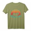 Englische Bulldogge Hund Welpe Retro Vintage Sunset T-Shirt – Stylisches Geschenk für Hundeliebhaber & Bulldoggen-Fans im Retro 80er/90er Look