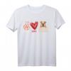 Peace Love Englische Bulldogge Langarmshirt - Humorvolles Geschenk für Bulldog-Fans zu Weihnachten, Valentinstag & Geburtstag