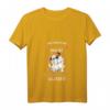 Damen & Herren Bulldogge Glitzer Hundehalter T-Shirt mit V-Ausschnitt - Lustiges Hunde-Motiv, perfekte Geschenkidee für Hundeliebhaber