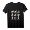 Französische Bulldogge Shirt für Damen & Kinder - Lustiges Yoga T-Shirt mit Bulldoggen-Motiv, Geschenkidee für Hunde- und Yoga-Liebhaber