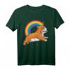 Englische Bulldogge Einhorn Mädchen T-Shirt mit Regenbogen und Galaxie – Perfektes Geschenk für Hundeliebhaber & Fantasy Fans