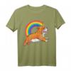 Englische Bulldogge Einhorn Mädchen T-Shirt mit Regenbogen und Galaxie – Perfektes Geschenk für Hundeliebhaber & Fantasy Fans