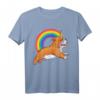 Englische Bulldogge Einhorn Mädchen T-Shirt mit Regenbogen und Galaxie – Perfektes Geschenk für Hundeliebhaber & Fantasy Fans