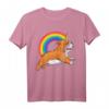 Englische Bulldogge Einhorn Mädchen T-Shirt mit Regenbogen und Galaxie – Perfektes Geschenk für Hundeliebhaber & Fantasy Fans