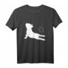 Französische Bulldogge Yoga T-Shirt - Lustiges Hundemotiv für Yoga, Freizeit & Hundeliebhaber