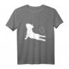 Französische Bulldogge Yoga T-Shirt - Lustiges Hundemotiv für Yoga, Freizeit & Hundeliebhaber