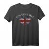 British Union Jack DNA UK Flag Geschenk T-Shirt – Patriotisches Shirt für Großbritannien-Liebhaber und Einwanderer