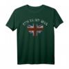 British Union Jack DNA UK Flag Geschenk T-Shirt – Patriotisches Shirt für Großbritannien-Liebhaber und Einwanderer