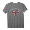 British Union Jack DNA UK Flag Geschenk T-Shirt – Patriotisches Shirt für Großbritannien-Liebhaber und Einwanderer