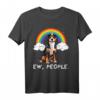 Rainbow Entlebucher Sennenhund Ew People Einhorn Hund T-Shirt - Lustiges Tierdesign für Hundeliebhaber und Freunde