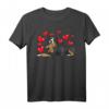 Entlebucher Sennenhund Hund mit Plüschtier und Herzen T-Shirt – Lustiges Hundemotiv für Hundehalter, Kinder und Hundeliebhaber