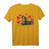 Entlebucher Sennenhund Hund mit Plüschtier und Herzen T-Shirt – Lustiges Hundemotiv für Hundehalter, Kinder und Hundeliebhaber