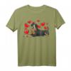 Entlebucher Sennenhund Hund mit Plüschtier und Herzen T-Shirt – Lustiges Hundemotiv für Hundehalter, Kinder und Hundeliebhaber