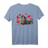 Entlebucher Sennenhund Hund mit Plüschtier und Herzen T-Shirt – Lustiges Hundemotiv für Hundehalter, Kinder und Hundeliebhaber