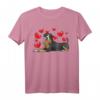 Entlebucher Sennenhund Hund mit Plüschtier und Herzen T-Shirt – Lustiges Hundemotiv für Hundehalter, Kinder und Hundeliebhaber