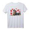 Entlebucher Sennenhund Hund mit Plüschtier und Herzen T-Shirt – Lustiges Hundemotiv für Hundehalter, Kinder und Hundeliebhaber