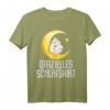 Lustiges Schlafshirt mit Igel Motiv – Pyjama Nachthemd für Damen und Herren, perfektes Geschenk für Langschläfer und Morgenmuffel