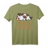 Offizielles Kuh Kalb Schlafshirt - Lustiges Pyjama Nachthemd für Damen & Herren, Perfekt als Geschenk für Langschläfer, Morgenmuffel & Tierliebhaber