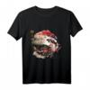 Orientalisches Koi-Fisch-Design in Harajuku - Japanisches Nishikigoi T-Shirt mit Kirschblüten & Yin Yang Motiv für Otaku und Japanfans