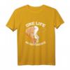 Vegan Tierfreund Kuh Tierschutz One Life T-Shirt - Geschenk für Vegane und Umweltbewusste, Protest gegen Massentierhaltung & Nachhaltigkeit