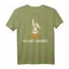 Cooles Vegan Vegetarier Plant Based Hasen Totenkopf Rohkost T-Shirt – Lustiges Geschenk für Veganer, Vegetarier & Tierliebhaber