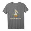 Cooles Vegan Vegetarier Plant Based Hasen Totenkopf Rohkost T-Shirt – Lustiges Geschenk für Veganer, Vegetarier & Tierliebhaber