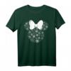 HapFrog Minnie Mouse Holiday Silhouette T-Shirt – Offizielles Disney Merchandise für Damen, Herren, Jungen und Mädchen