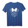 HapFrog Minnie Mouse Holiday Silhouette T-Shirt – Offizielles Disney Merchandise für Damen, Herren, Jungen und Mädchen