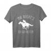 Mir reichts ich geh jetzt reiten T-Shirt für Damen – Lustiges Pferde-Shirt als Geschenk für Reiterinnen, Geburtstags- & Weihnachtsgeschenk