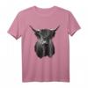 Schottische Hochlandkuh Rinder Haarige Kuh T-Shirt – Lustiges Bauernhof-Design für Tierliebhaber und Schottland-Fans