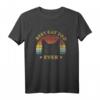 Bester Katzenvater überhaupt Geschenkidee für Katzen Papas T-Shirt - Lustiges Vintage Design zum Geburtstag, Vatertag & Weihnachten
