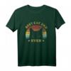 Bester Katzenvater überhaupt Geschenkidee für Katzen Papas T-Shirt - Lustiges Vintage Design zum Geburtstag, Vatertag & Weihnachten