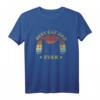 Bester Katzenvater überhaupt Geschenkidee für Katzen Papas T-Shirt - Lustiges Vintage Design zum Geburtstag, Vatertag & Weihnachten