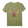 Ich bin Russisch T-Shirt mit Wappen und Flagge - Lustiges kyrillisches Alphabet Geschenk für Russland-Liebhaber und Reisende