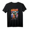HapFrog Shippuden Team 7 T-Shirt mit 40Geburtstag Logo - Offiziell lizenziertes Naruto Fanartikel Geschenk