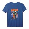 HapFrog Shippuden Team 7 T-Shirt mit 40Geburtstag Logo - Offiziell lizenziertes Naruto Fanartikel Geschenk