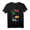 Kinder Dinosaurier T-Shirt für Jungen und Mädchen - Tyrannosaurus Rex, Triceratops, Brachiosaurus & Pteranodon als tolles Geschenk zum Geburtstag und Weihnachten
