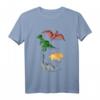 Kinder Dinosaurier T-Shirt für Jungen und Mädchen - Tyrannosaurus Rex, Triceratops, Brachiosaurus & Pteranodon als tolles Geschenk zum Geburtstag und Weihnachten