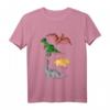 Kinder Dinosaurier T-Shirt für Jungen und Mädchen - Tyrannosaurus Rex, Triceratops, Brachiosaurus & Pteranodon als tolles Geschenk zum Geburtstag und Weihnachten