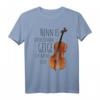 Nenn Es Noch Einmal Geige Ich Warne Dich Cellospieler T-Shirt – Lustiges Musiker Shirt für Cellisten und Cello Lehrer