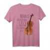 Nenn Es Noch Einmal Geige Ich Warne Dich Cellospieler T-Shirt – Lustiges Musiker Shirt für Cellisten und Cello Lehrer
