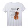 Nenn Es Noch Einmal Geige Ich Warne Dich Cellospieler T-Shirt – Lustiges Musiker Shirt für Cellisten und Cello Lehrer