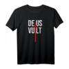 DEUS VULT I Gott Will Es Vintage Kreuzritter T-Shirt – Historisches Mittelalter Design für Fasching, Halloween & Kostümideen