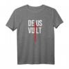 DEUS VULT I Gott Will Es Vintage Kreuzritter T-Shirt – Historisches Mittelalter Design für Fasching, Halloween & Kostümideen