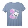 Kinder Geburtstagsshirt Kleine Katze - 2. Geburtstag Mädchen T-Shirt für zweijährige Kinder, lustiges Geburtstagsgeschenk & Outfit