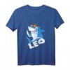 Kinder Hai Haie Name Leo T-Shirt - Personalisierte Kinderbekleidung für Hai-Fans, perfekt als Geschenk für Neffen und Enkel