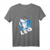 Kinder Hai Haie Name Leo T-Shirt - Personalisierte Kinderbekleidung für Hai-Fans, perfekt als Geschenk für Neffen und Enkel