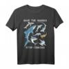 Stop Finning Walhai Hammerhai Weißer Hai T-Shirt - Für Hai-Fans, Meeresbiologen und Naturschützer gegen Haifinning