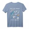 Stop Finning Walhai Hammerhai Weißer Hai T-Shirt - Für Hai-Fans, Meeresbiologen und Naturschützer gegen Haifinning