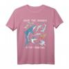Stop Finning Walhai Hammerhai Weißer Hai T-Shirt - Für Hai-Fans, Meeresbiologen und Naturschützer gegen Haifinning